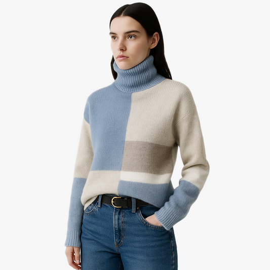 Elegancki sweter na zimę w stylu klasycznym
