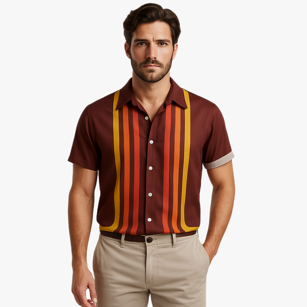 Stylowe koszule w retro wzory na lato