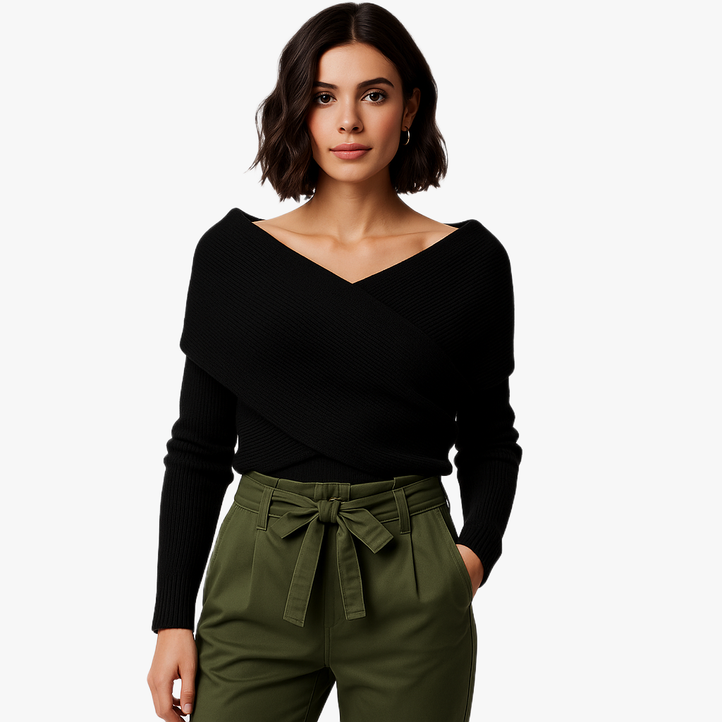 Stylowy komfortowy szal z rękawami dla kobiet