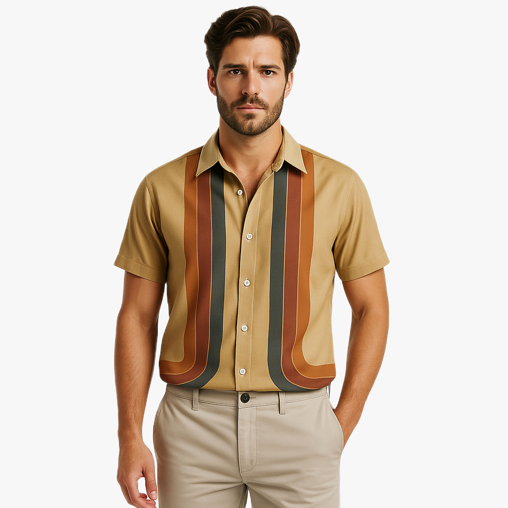 Stylowe koszule w retro wzory na lato