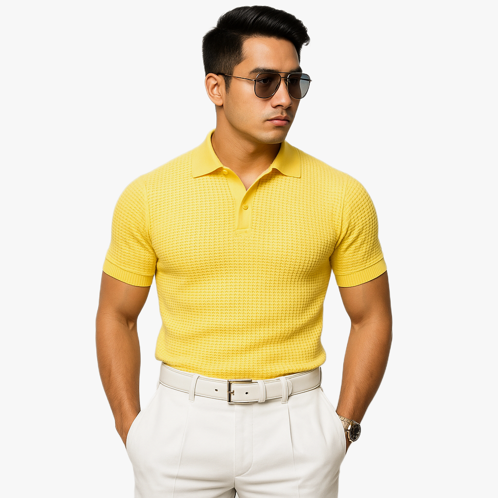 Stylowe męskie polo na wiosnę i lato